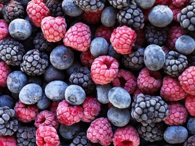 frozen berries