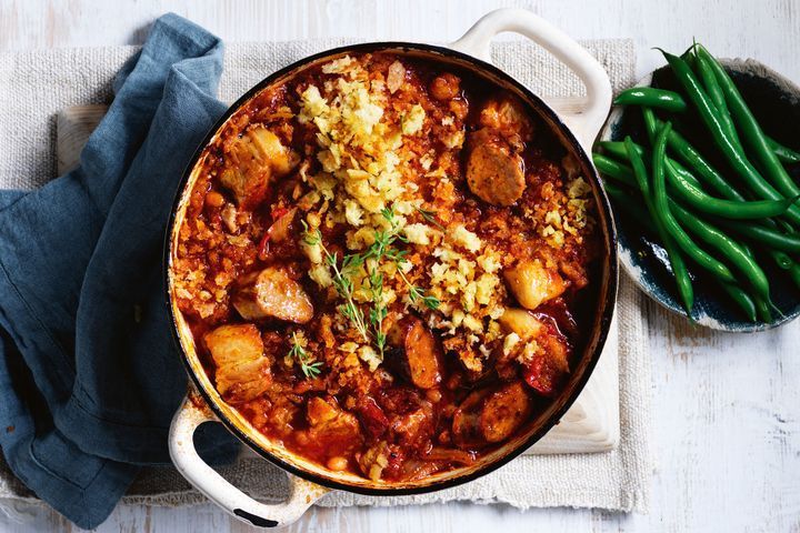 pork belly cassoulet