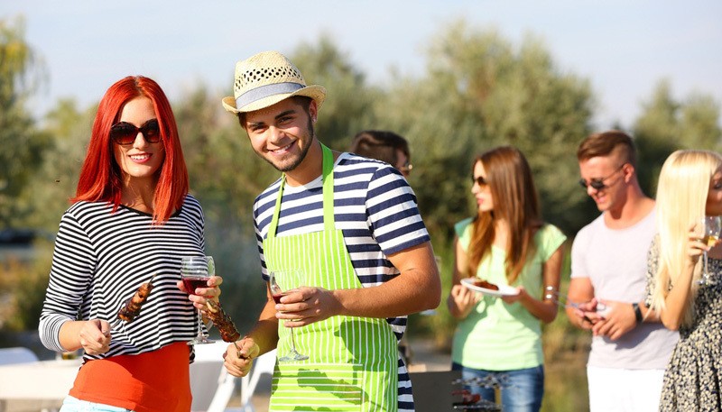 Australia Day BBQ with organic meat