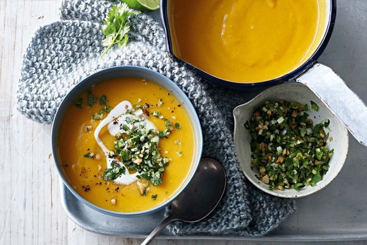 thai style pumpkin soup